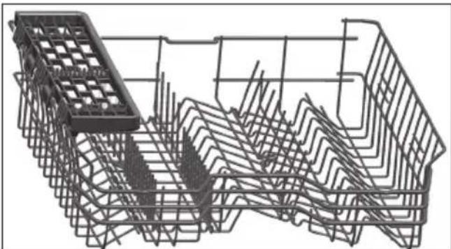 BEKO DFS05013S - Scaffale multiuso per cestello superiore - 1