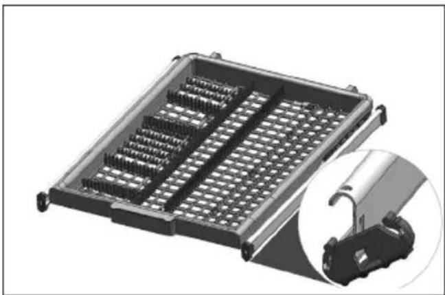 BEKO DFS05013S - Cestello superiore per posate - 1