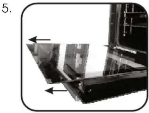 Close-up of a mechanical component with two directional arrows indicating movement or force (no text or symbols visible)