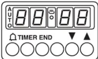 AUTO 88 88 TIMER END ▼ ▲