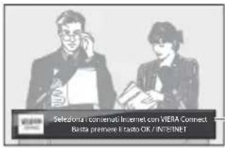 Seledora Comienati Internet con VIERA Connect Basta premiere il radio OK / INTENET