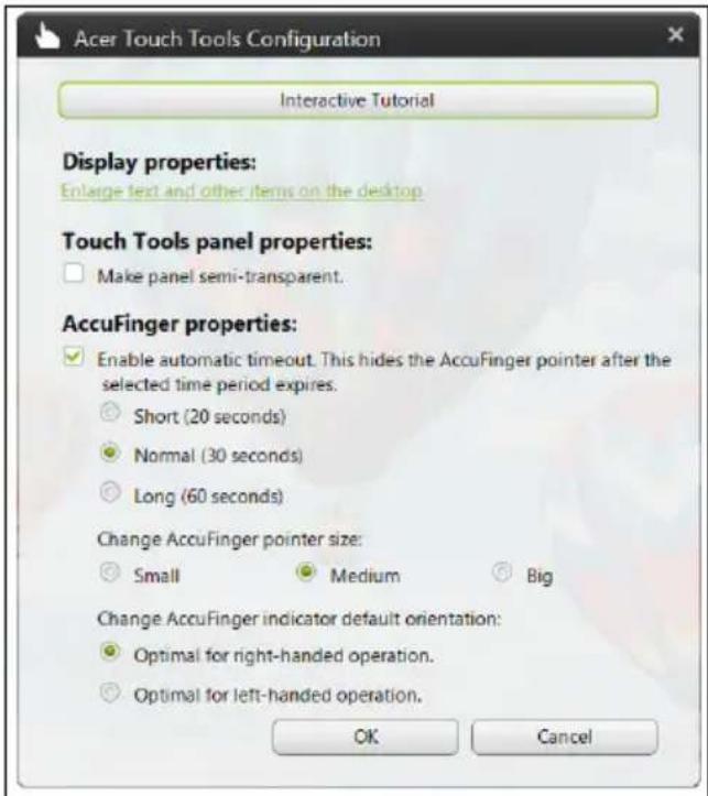 ACER Aspire R7-572G - Impostazioni - 1