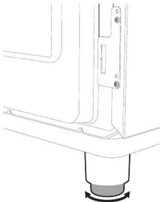SMEG B60GMXI9 - Posizionamento e livellamento - 5
