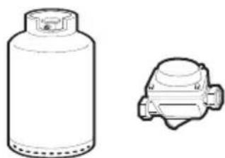 SMEG B60GMXI9 - Allacciamento al gas liquido - 1
