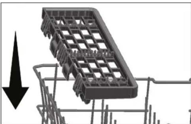 BEKO DIN24311 - Scaffale multiuso per cestello superiore - 3