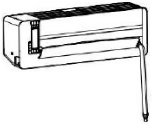 Line drawing of a mechanical device with a handle and internal components (no text or symbols)