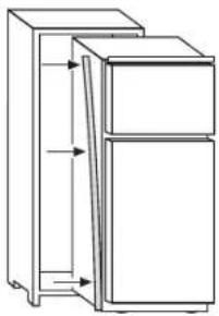 CANDY CFBD2350ASN - INVERSIONE DEL SENSO DI APERTURA DELLE PORTE - 9