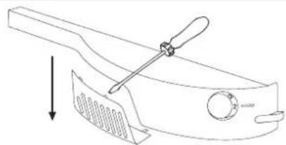 CANDY CFL3586 A-0 - Sostituzione della lampadina - 3