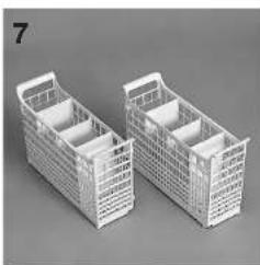 CANDY CDI 1012 - 02 - Cesto inferiore (fig. 6) - 1