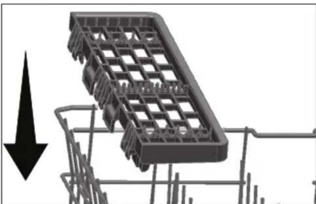BEKO DIN59531 - Scaffale multiuso per cestello superiore - 3