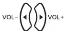 PANASONIC PT-EW540LU - Adjusting the volume - 1