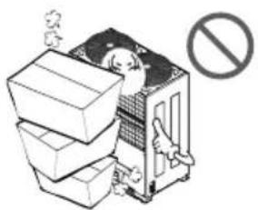 LG ARNU18GVJA1 - Non bloccare l'ingresso o l'uscita del flusso d'aria. - 1
