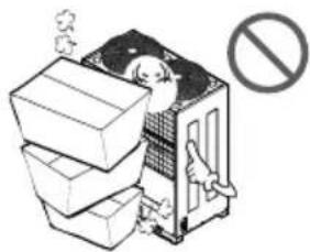 LG ARNU12GCEA0 - Non bloccare l'ingresso o l'uscita del flusso d'aria. - 1