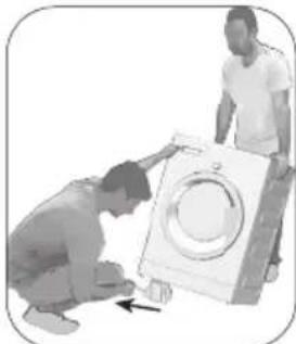 BEKO WTY91486SI-IT - Rimozione dei rinforzi dell'imballaggio - 1