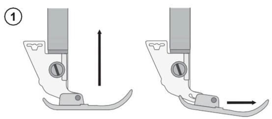 CECOTEC Bellecouture 1500 A90 Eu01 001152 - Changing the presser foot - 1