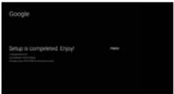 Google Setup is completed: Enjoy! Status: You have been done You can do you get your home.