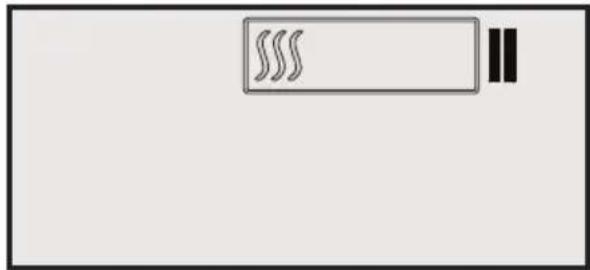 Simple diagram with a rectangular box containing three vertical bars and a wavy line inside, no text or symbols present.