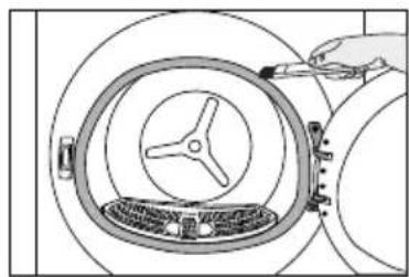 Diagram of a mechanical device with a central hub and surrounding components, no visible text or symbols