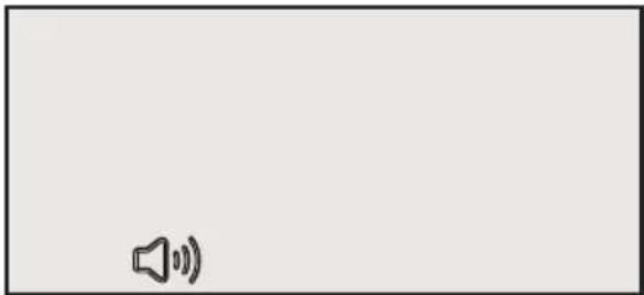Simple icon of a speaker with sound waves, no text or symbols present