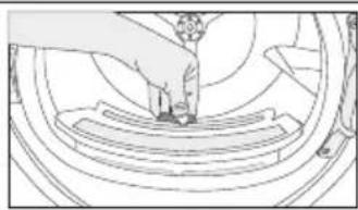 Technical line drawing of a mechanical assembly with no visible text or symbols