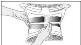 Illustration of hands holding a textured object with no visible text or symbols