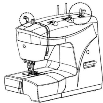 CECOTEC Bellecouture 6600 - Colocar el soporte del pie prensatelas - 2