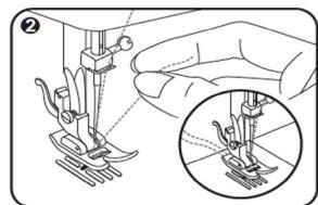 CECOTEC Bellecouture 6600 - Anheben des Unterfadens - 2