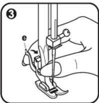 CECOTEC Bellecouture 6600 - Fixar o suporte do calcador - 4