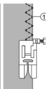 Technical diagram of a mechanical or electrical component with labeled parts and directional indicators