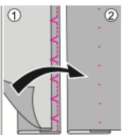 Diagram illustrating a mechanical or fluid system with labeled components and directional arrows indicating flow or movement.