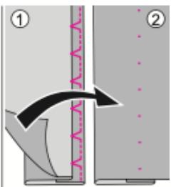 Diagram illustrating a mechanical or fluid system with labeled components and directional arrows indicating flow or movement.