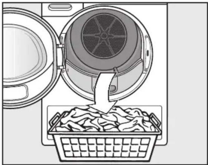 MIELE TCF770 - Prelevare la biancheria - 1