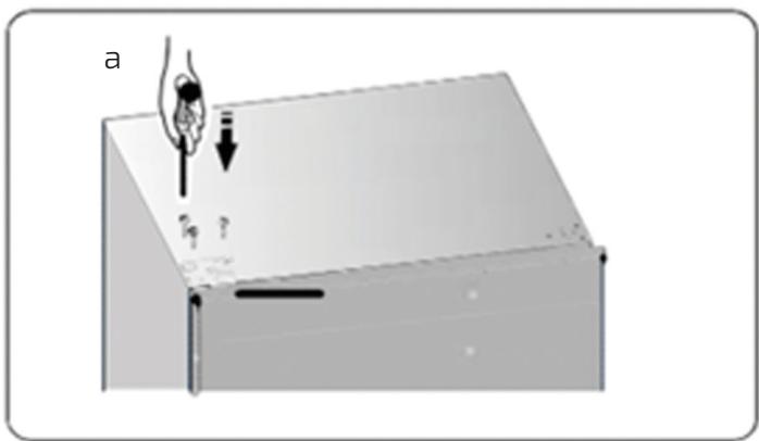 Diagram of a hand holding a light bulb above a box with arrows indicating motion (no text or symbols)