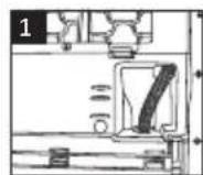 BEKO BT393SB - Connecting the water drainage hose - 1