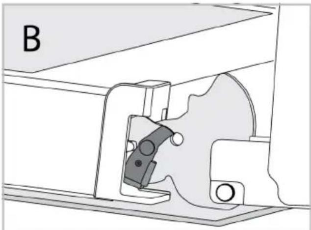 GRUNDIG GEBM12400BH - Rimozione dello sportello del forno - 4