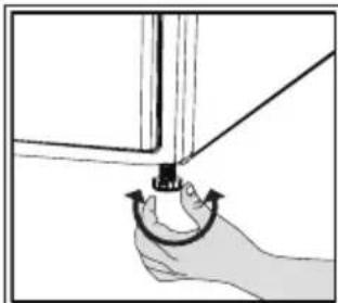 BEKO BT5103IB - Regolazione dei supporti - 1