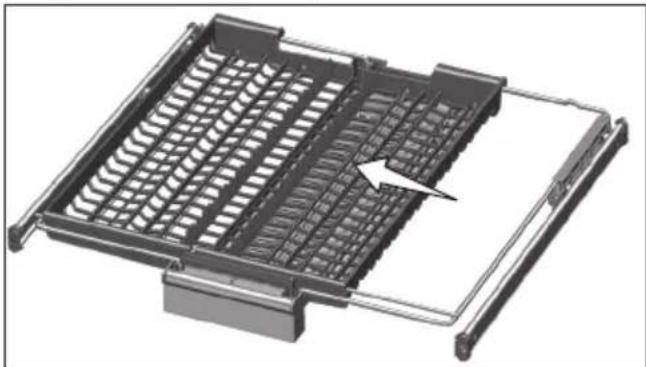 BEKO DIN48535 - Cestello superiore per posate - 2