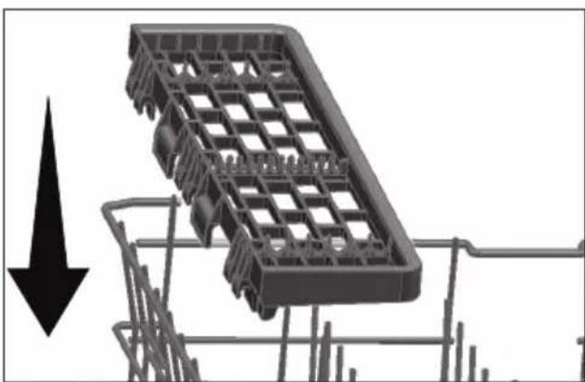 BEKO DIN48535 - Scaffale multiuso per cestello superiore - 3