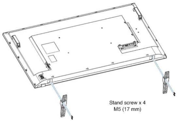Stand screw x 4 M5 (17 mm)