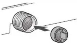 Diagram of a coiled pipe with a valve inserted into a housing (no text or symbols)