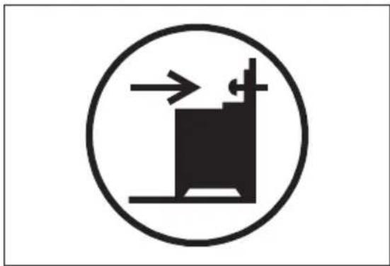 Simple black-and-white diagram of a vertical structure with arrows indicating flow or movement, enclosed in a circle (no text or symbols)