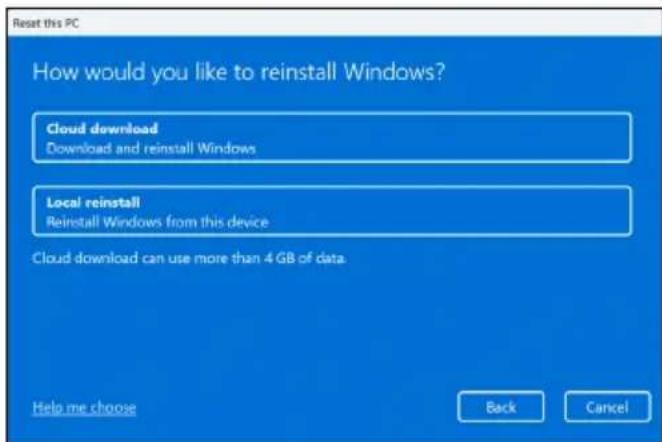 ACER Aspire Lite - Ripristinare il PC e conservare i file - 3
