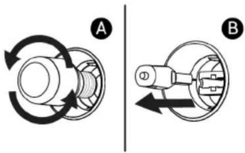 A B