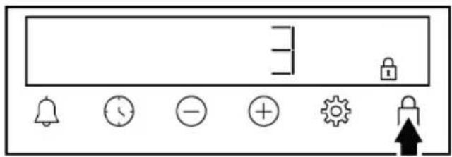 BEKO BBIE13301XMPC - Attivazione della serratura a chiave - 1