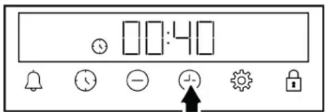 BEKO BBIE13301XMPC - Coacerea prin setarea timpului de coacere: - 2