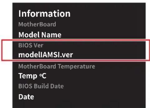 Information MotherBoard Model Name BIOS Ver modellAMSI.ver MotherBoard Temperature Temp °C BIOS Build Date Date