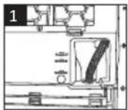 BEKO BMURT491BI - Collegamento del tubo di scarico dell'acqua - 1