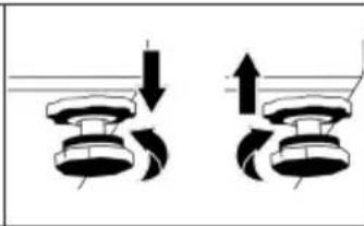 Pure mechanical diagram showing two configurations of rotating components with arrows indicating motion direction (no text or symbols)