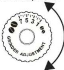 7 5 3 1 GRINDER ADJUSTMENT