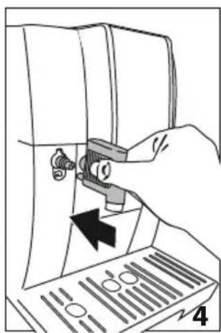 Illustration of a hand using a tool to adjust or install a barcode item (no text or symbols visible)